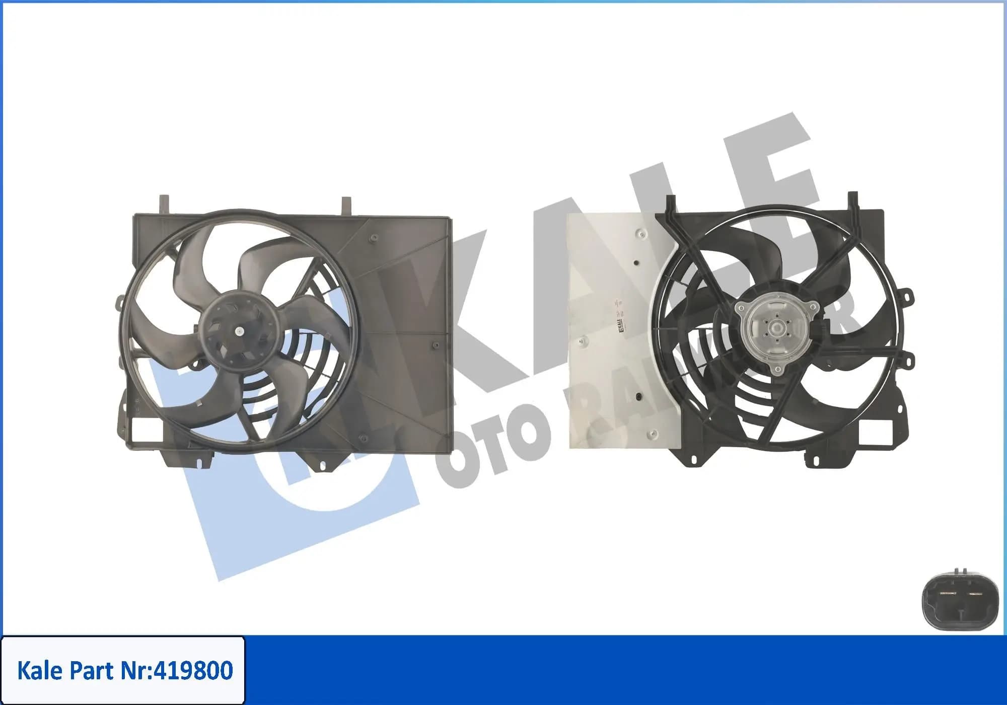 Ventilateur, refroidissement du moteur KALE OTO RADYATÖR