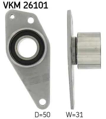 Poulie renvoi/transmission, courroie de distribution SKF