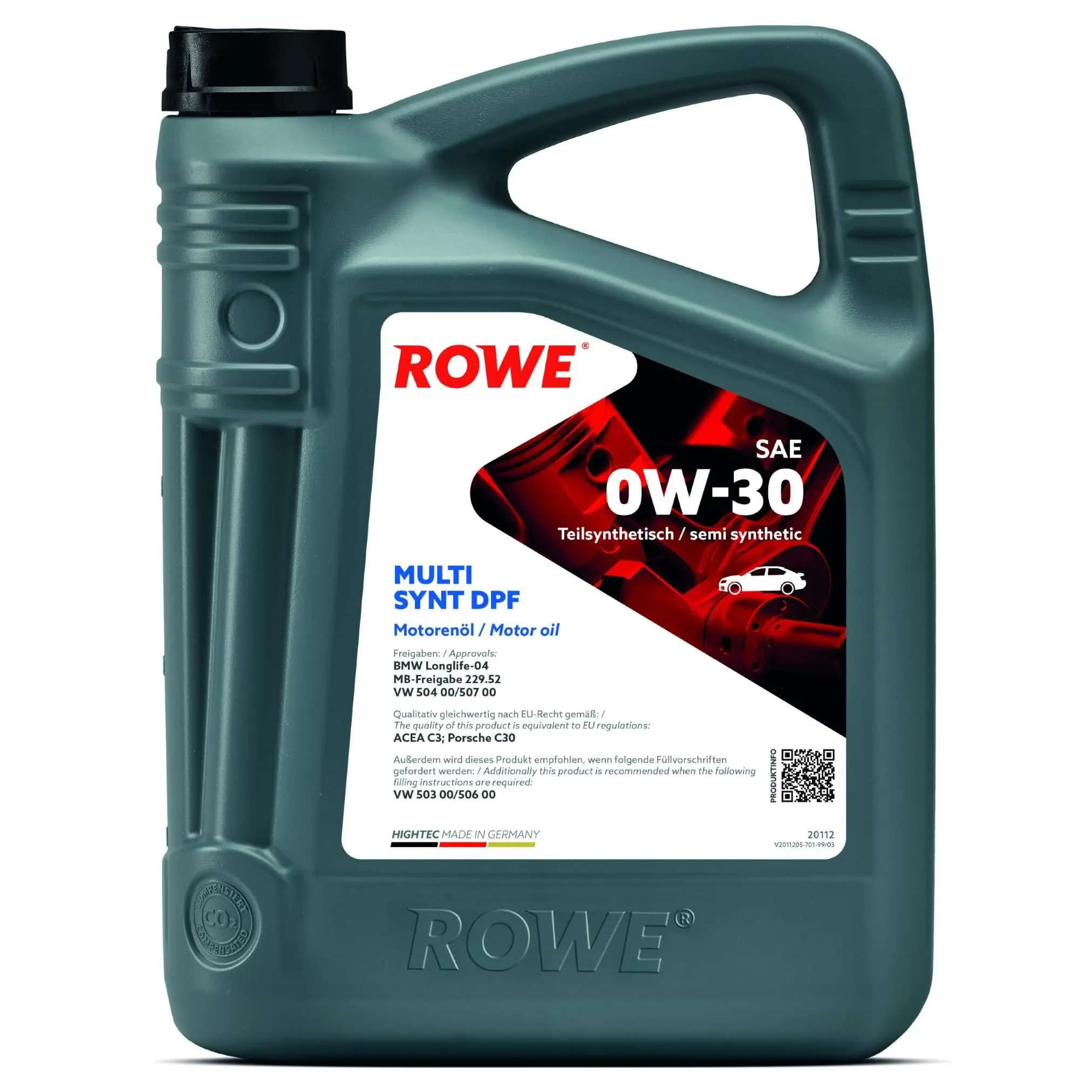 Huile moteur ROWE