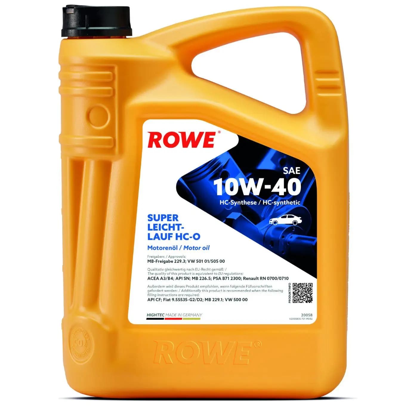 Huile moteur ROWE