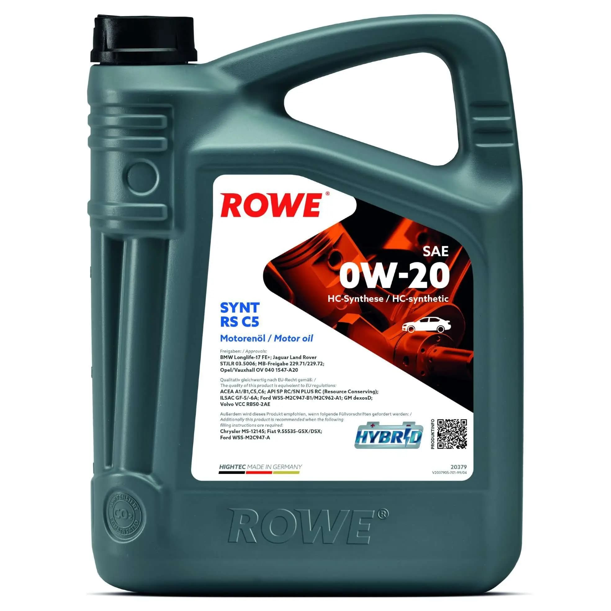 Huile moteur ROWE