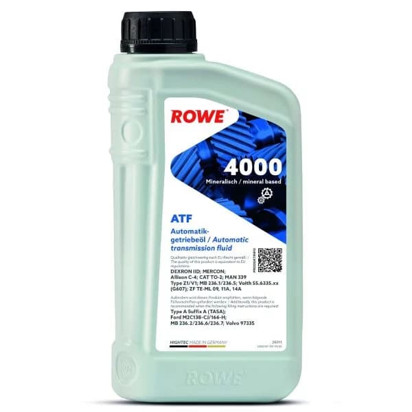 Huile pour boîte automatique ROWE