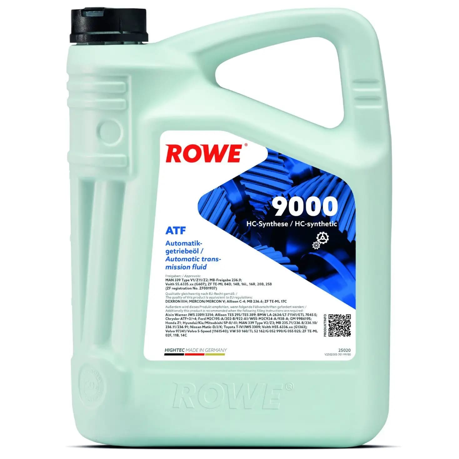 Huile pour boîte automatique ROWE