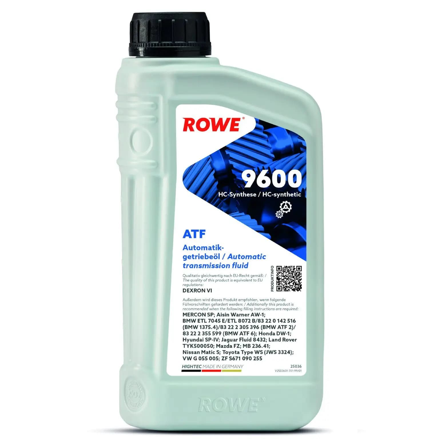 Huile pour boîte automatique ROWE