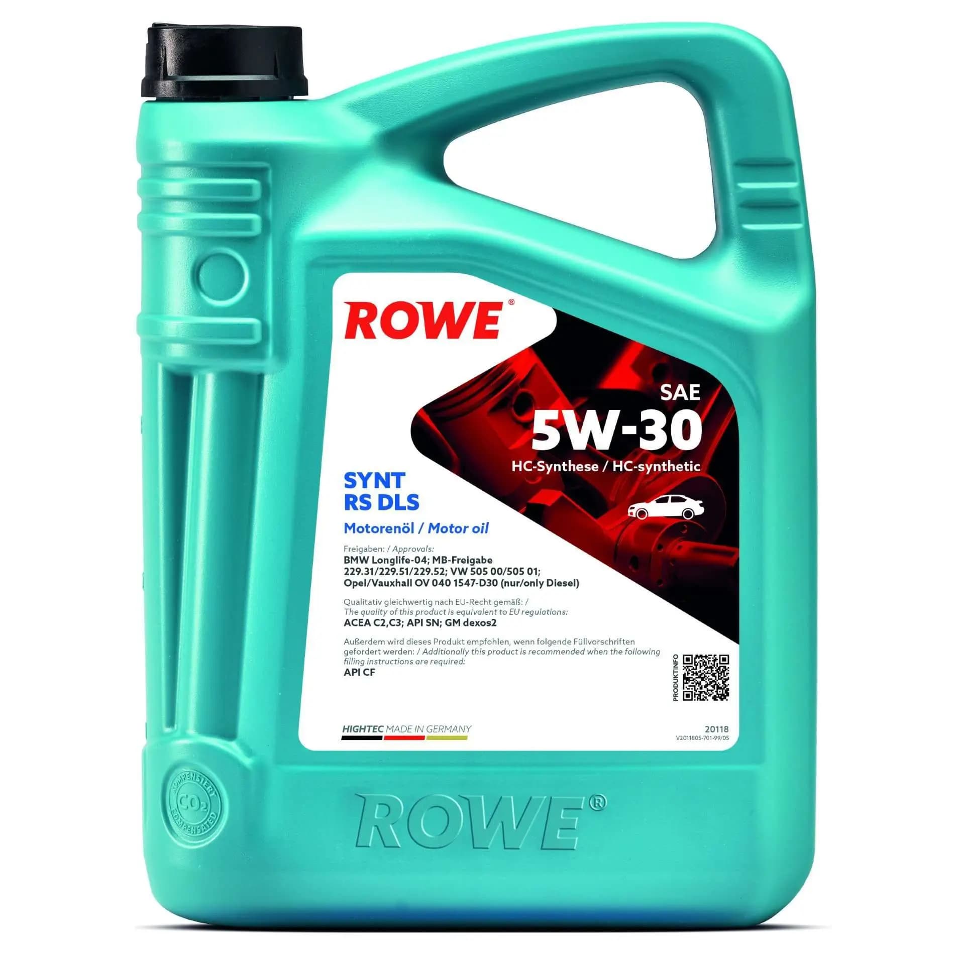 Huile moteur ROWE