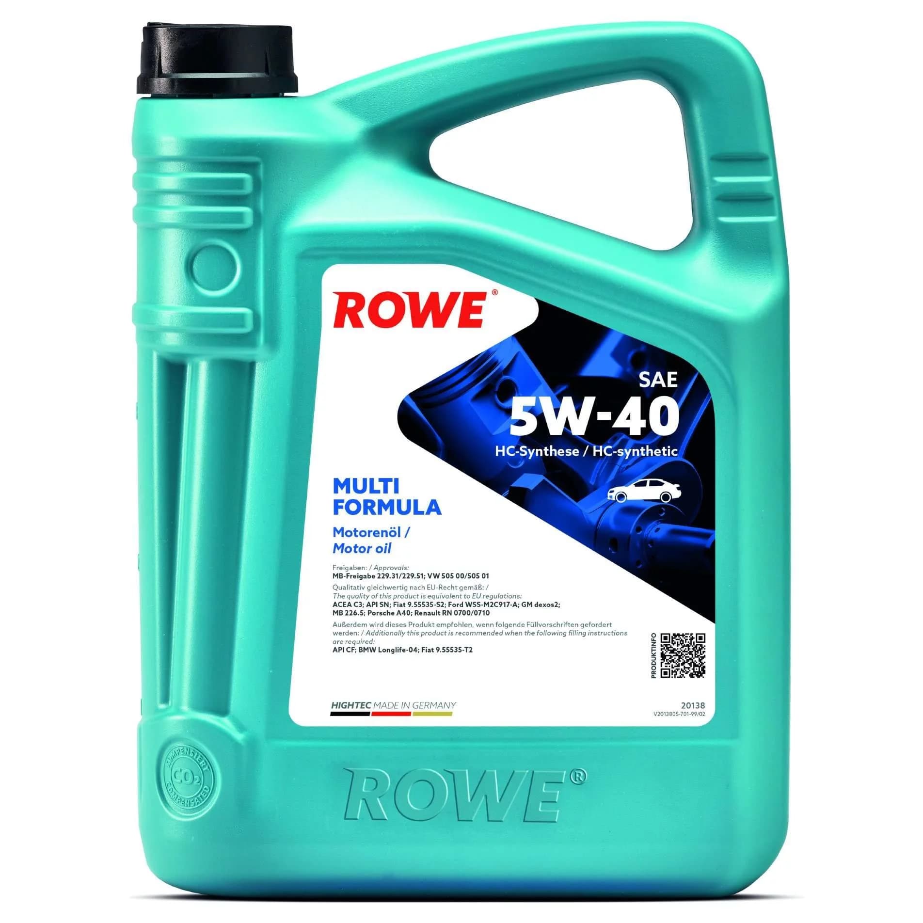 Huile moteur ROWE