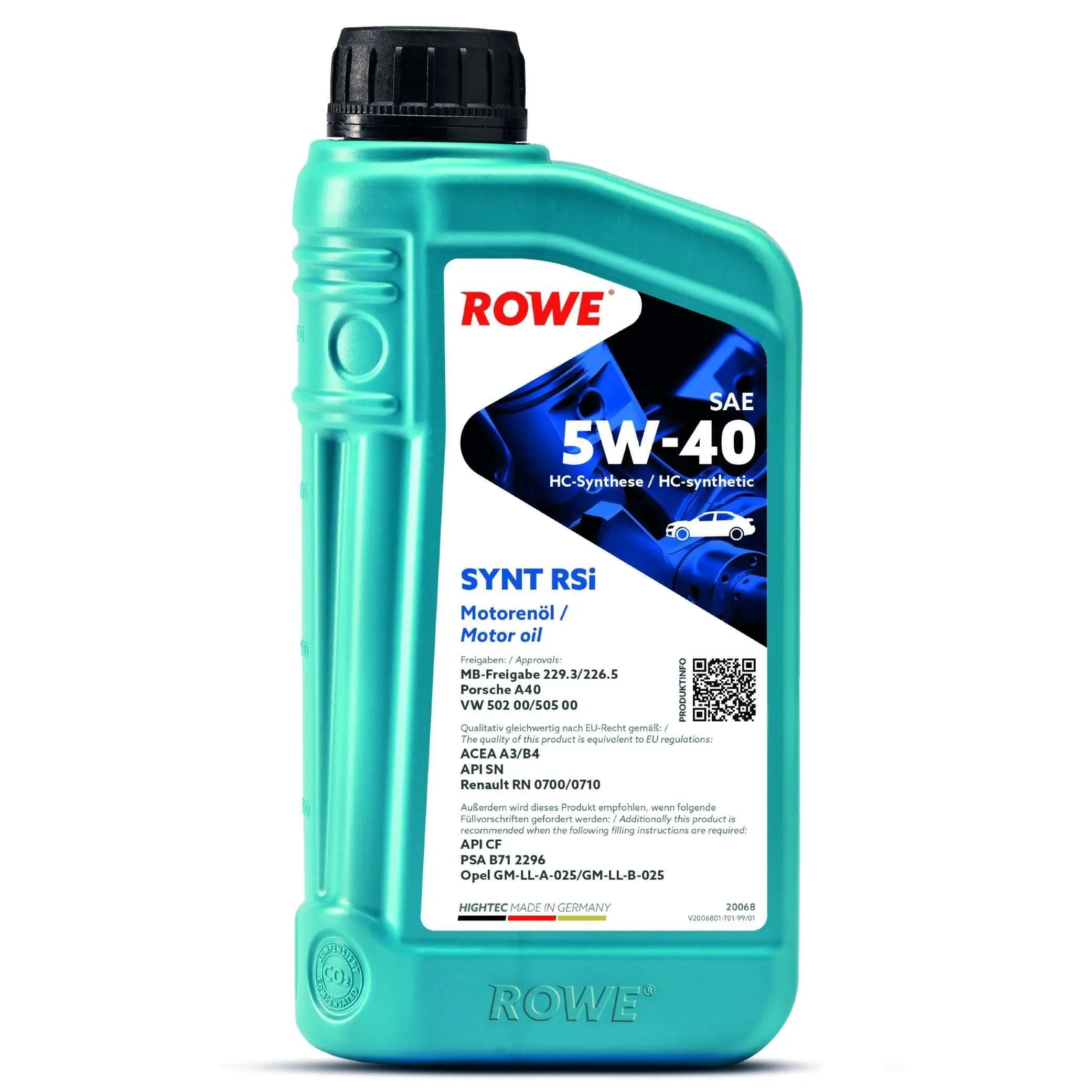 Huile moteur ROWE