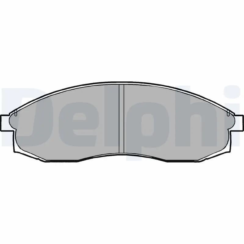 Kit de plaquettes de frein DELPHI