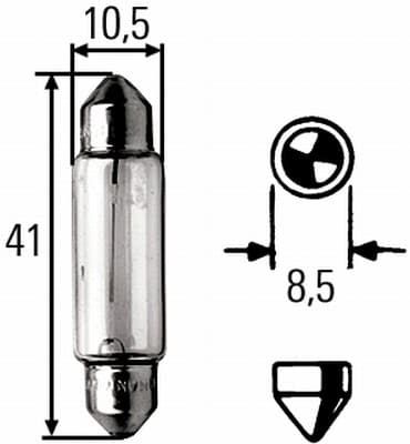 Ampoule Eclairage capot moteur