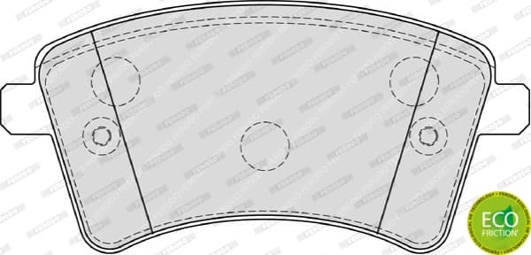 Plaquettes de frein avant (Jeu de 4)