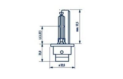 Ampoule, projecteur longue portée Xenon