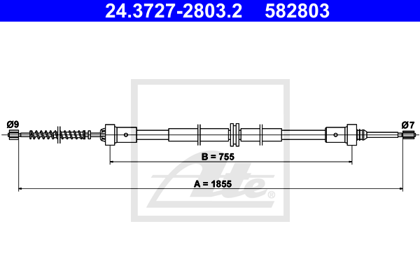 Cable de frein à main