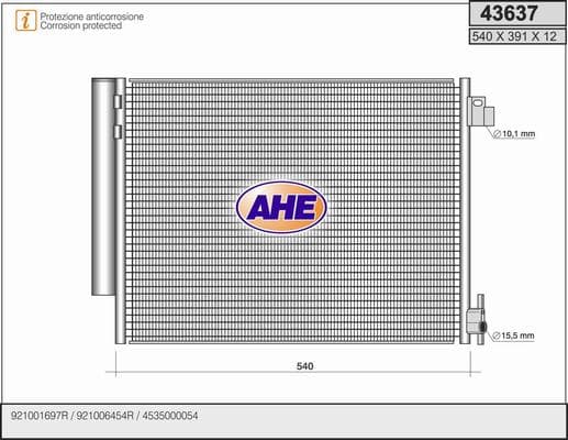 Condenseur / Radiateur de climatisation