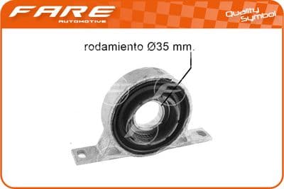 Suspension, arbre de cardan