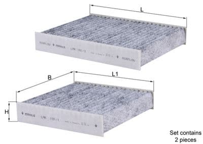 Filtre, air de l'habitacle