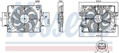 Ventilateur, refroidissement du moteur