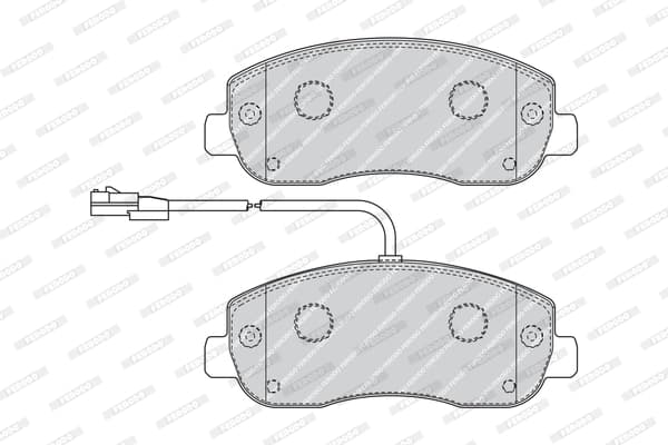 Plaquettes de frein avant (Jeu de 4)