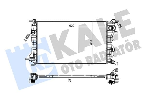 Radiateur, refroidissement du moteur