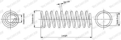Ressort de suspension MONROE OESpectrum SPRINGS