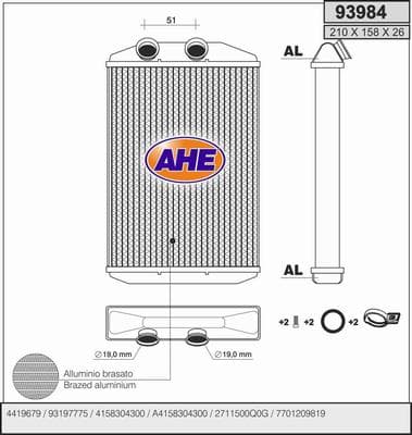 Radiateur de chauffage
