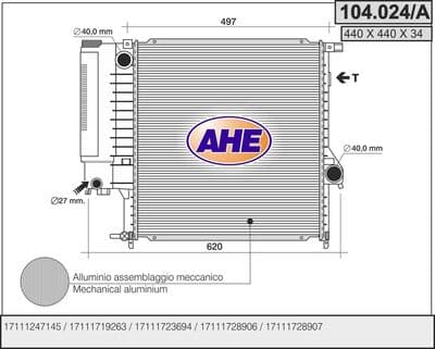 Radiateur, refroidissement du moteur