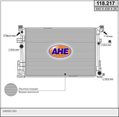 Radiateur, refroidissement du moteur