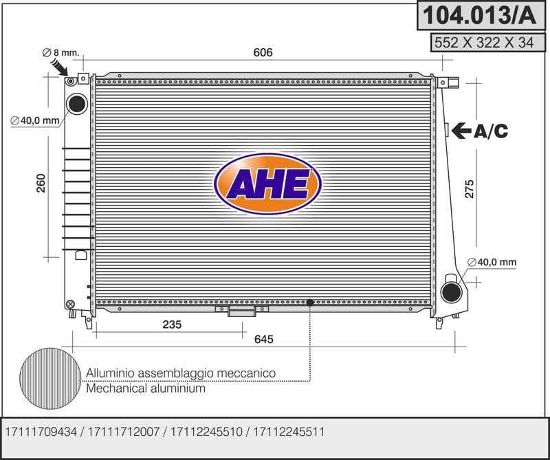 Radiateur, refroidissement du moteur