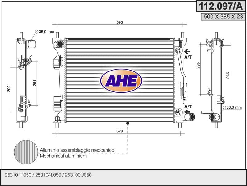 Radiateur, refroidissement du moteur