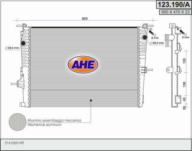 Radiateur, refroidissement du moteur