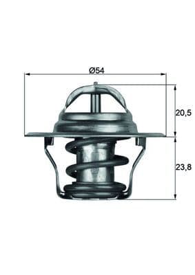 Thermostat, liquide de refroidissement BEHR