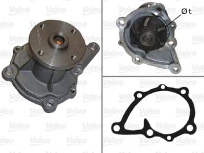 Pompe à eau, refroidissement du moteur