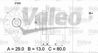 Alternateur VALEO RE-GEN ECHANGE STANDARD