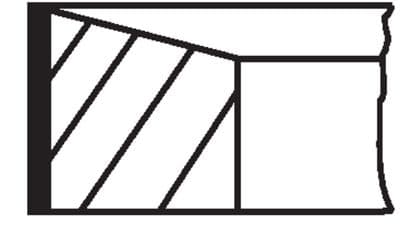 Jeu de segments de pistons