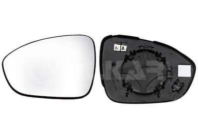Verre de rétroviseur, rétroviseur extérieur
