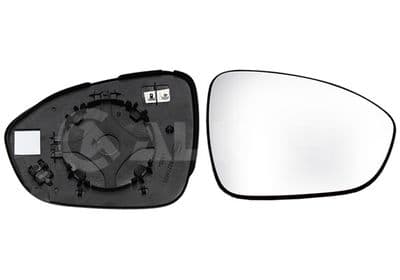 Verre de rétroviseur, rétroviseur extérieur