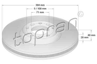 Disque de frein COATED
