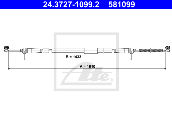 Cable de frein à main