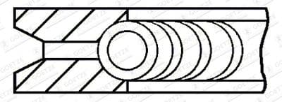 Segment de piston
