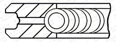 Segment de piston