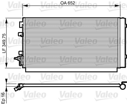 Condenseur / Radiateur de climatisation