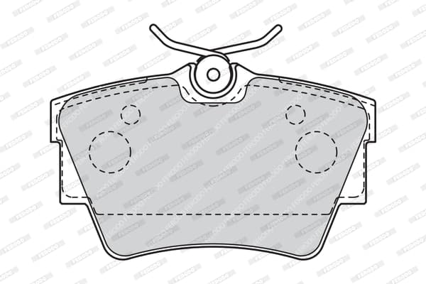 Plaquettes de frein arriere (Jeu de 4)