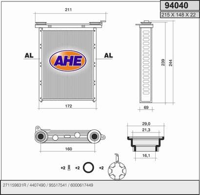 Radiateur de chauffage
