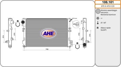 Radiateur, refroidissement du moteur