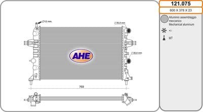 Radiateur, refroidissement du moteur