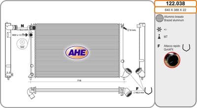 Radiateur, refroidissement du moteur