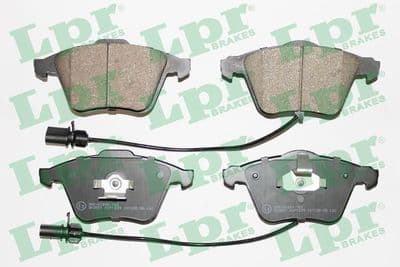 Kit de plaquettes de frein, frein à disque