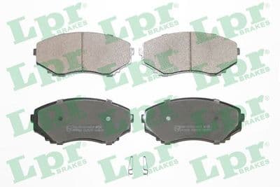 Kit de plaquettes de frein, frein à disque