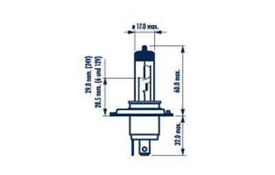 Ampoule, projecteur longue portée