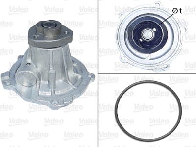 Pompe à eau, refroidissement du moteur