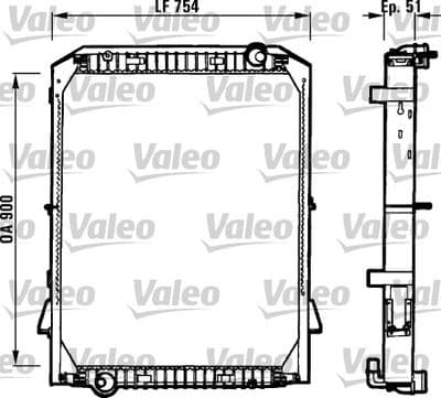 Radiateur, refroidissement du moteur NEW ORIGINAL PART